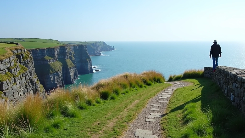 Howth Cliff Walk coastal path with Dublin Bay views